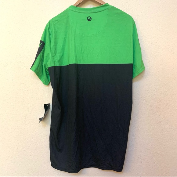 XBOX Green Black 2001 Seattle Meta Threads Shirt B19/26 - Picture 4 of 9